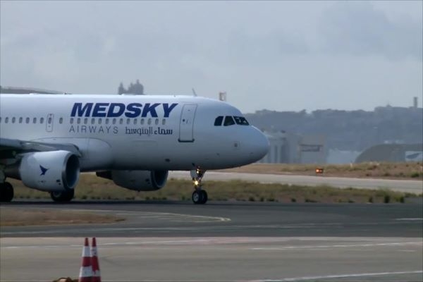 NEW MISURATA AIRPORT TERMINAL AND FIRST FLIGHT TO MALTA.
