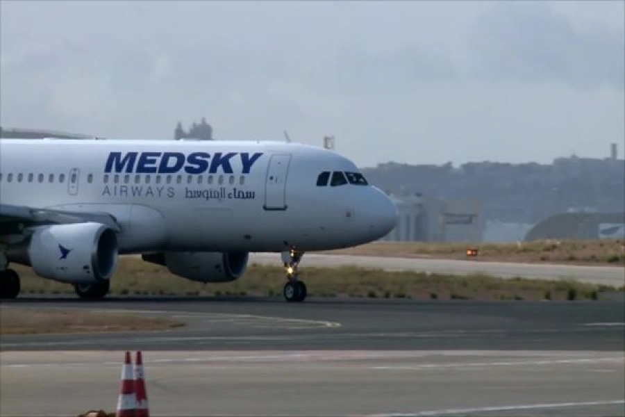 NEW MISURATA AIRPORT TERMINAL AND FIRST FLIGHT TO MALTA.