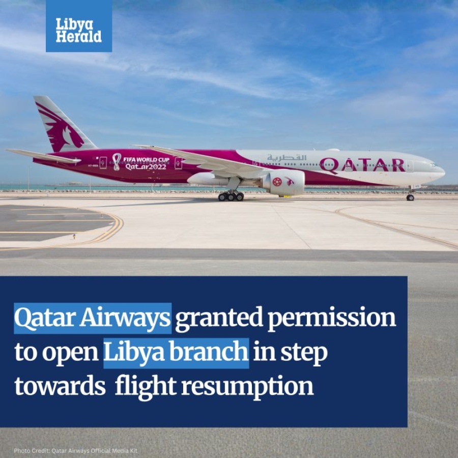 QATAR AIRWAYS OPENS LIBYAN ROUTE